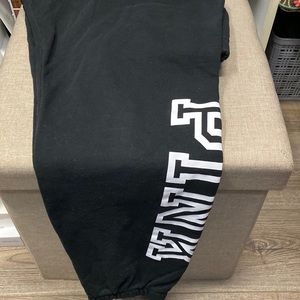 PINK Black Sweat Pants